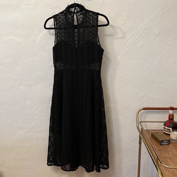 Sandro black lace dress - Picture 2 of 4